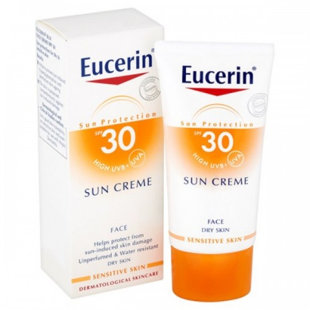 EUCERIN SUN KREMA ZA ZAŠTITU LICA OD SUNCA SPF30 50ML - Online Apoteka EUCERIN SUN KREMA ZA ZAŠTITU LICA OD SUNCA SPF30 50ML